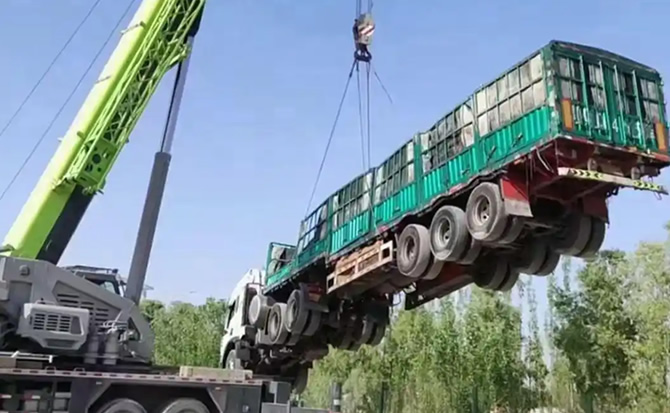 雷州道路脱困救援案例